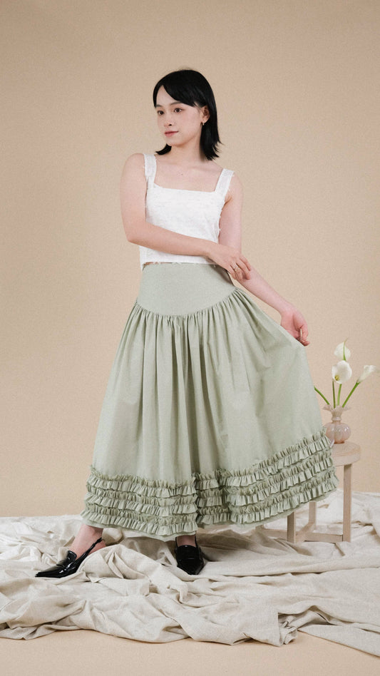 Raffles high Waist Maxi Skirt