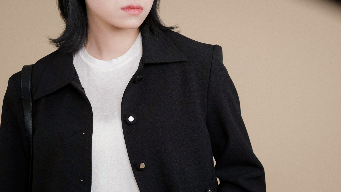 Short Cut Jacket - Black