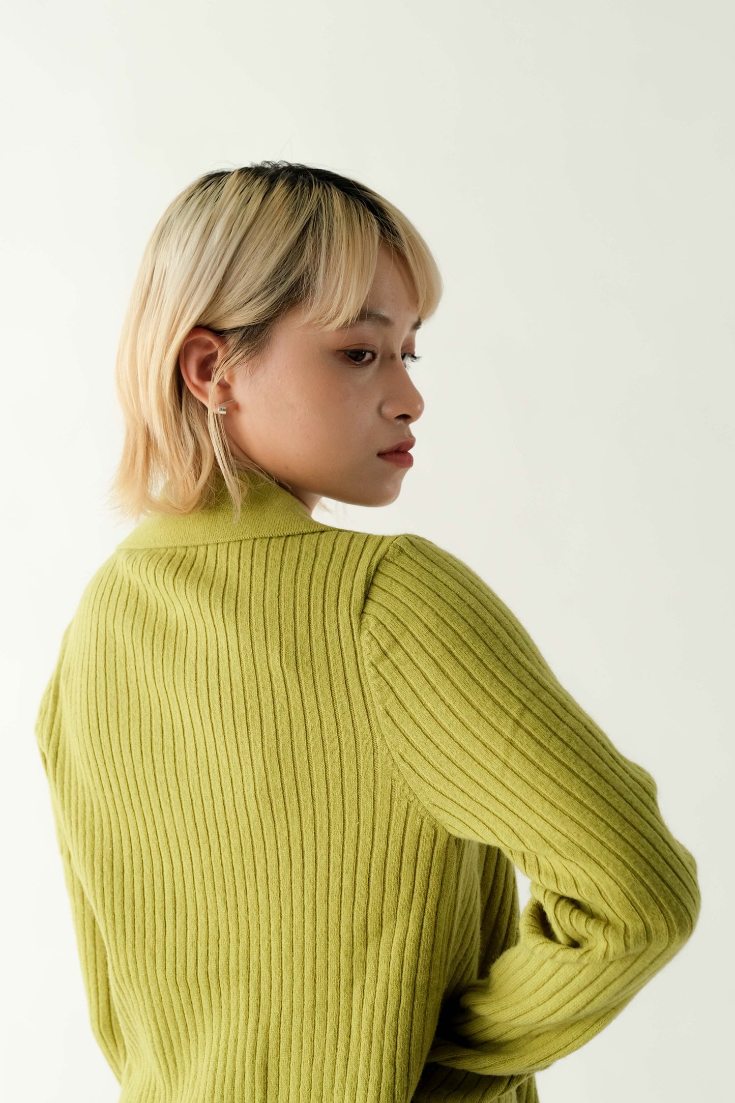 Knit Cardigan/Top - Green