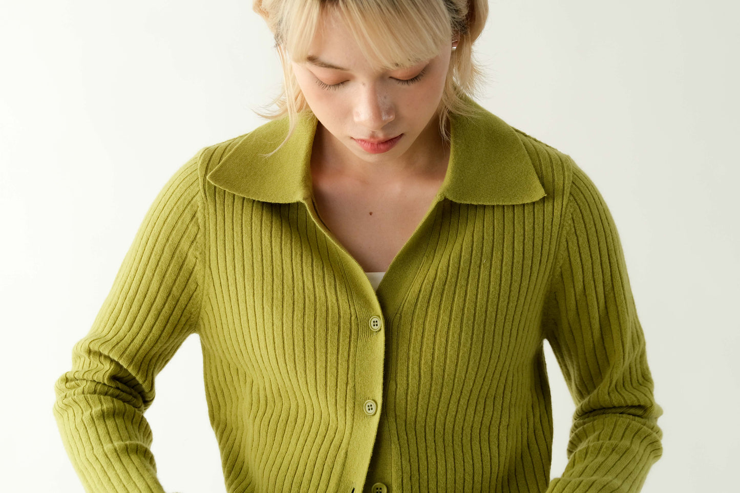 Knit Cardigan/Top - Green