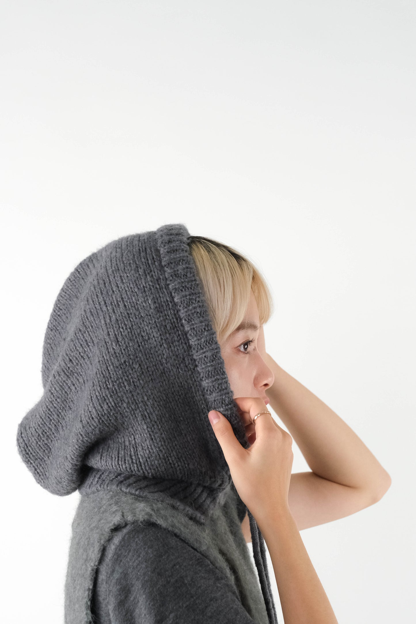 Knit Balaclava - Grey