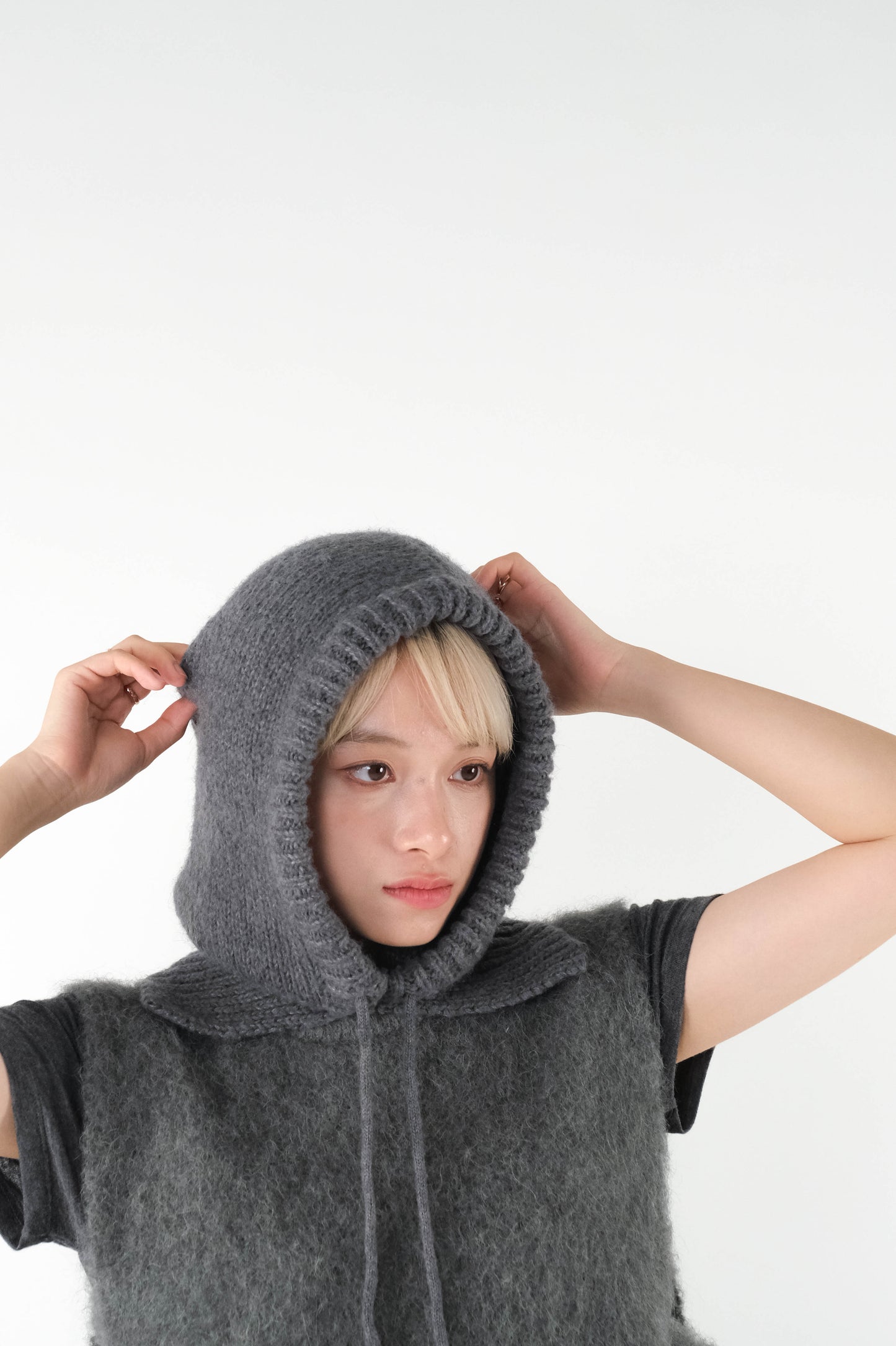 Knit Balaclava - Grey