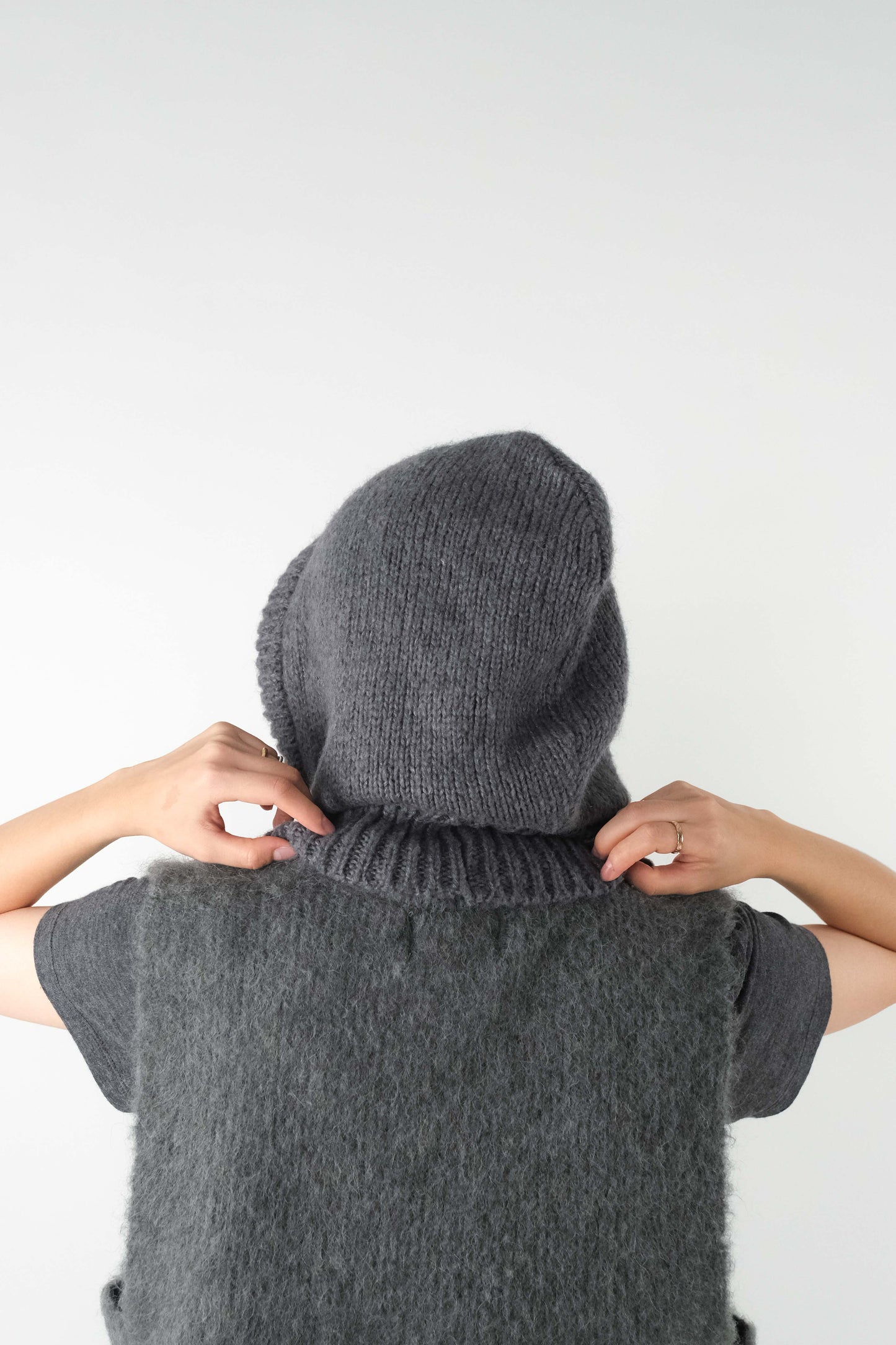 Knit Balaclava - Grey