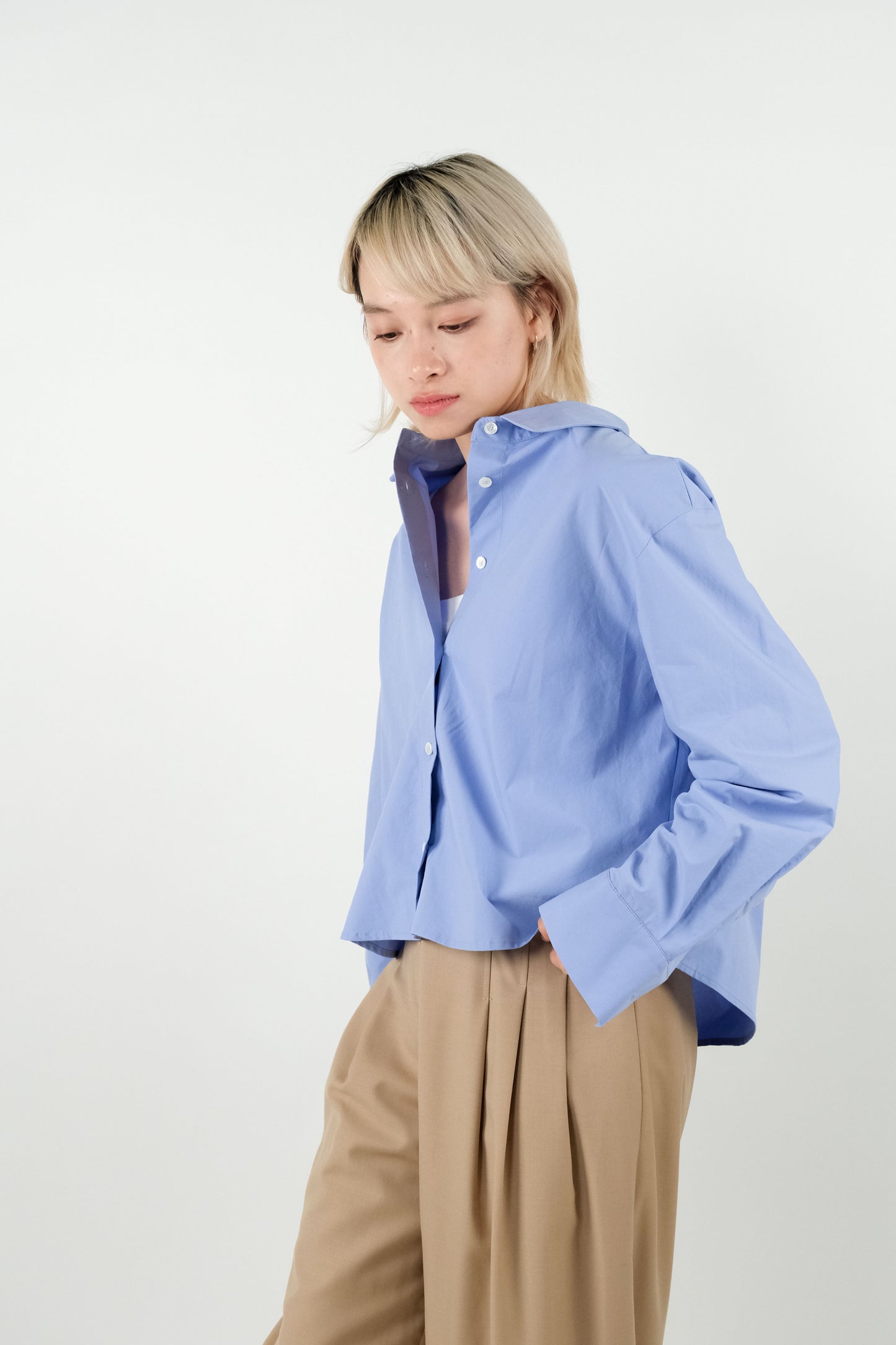 Sleeve Cotton Shirt